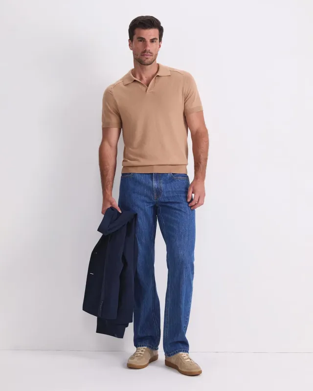 Sportscraft Brookes polo uomo manica corta seta