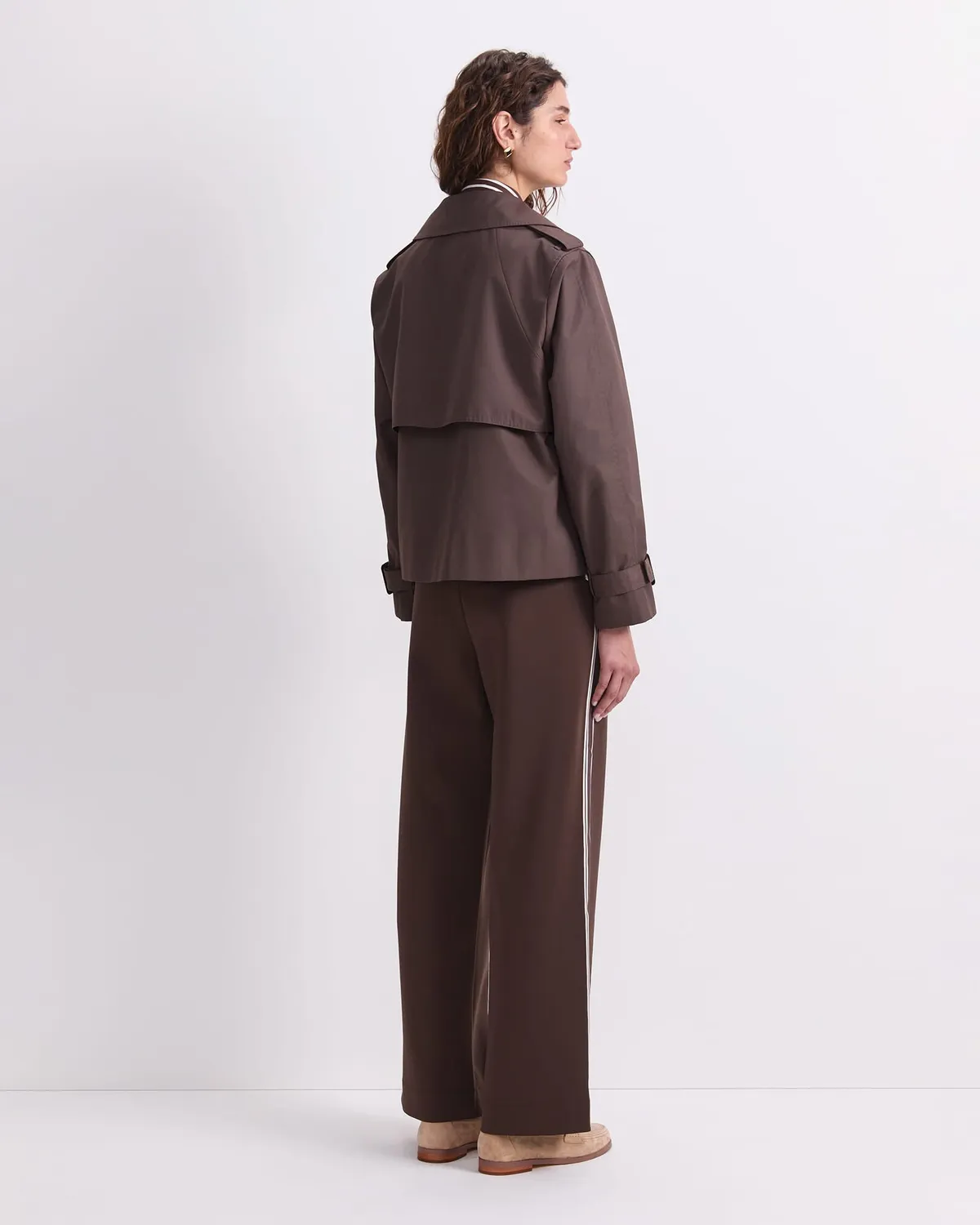 Sportscraft Audrey Crop Trench corto in lino