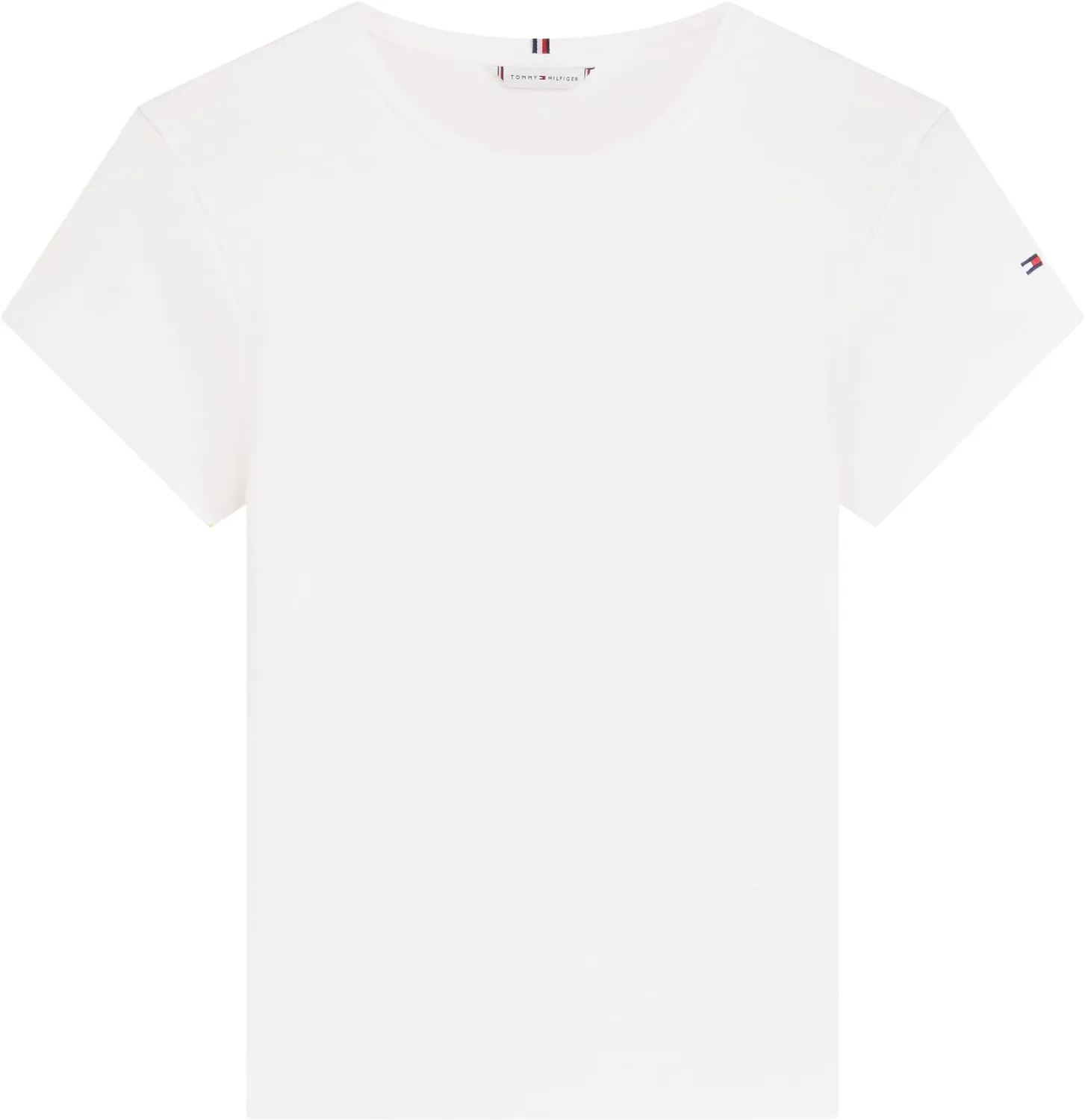 Tommy Hilfiger Co Slub Slim WW0WW48702 t-shirt donna manica corta