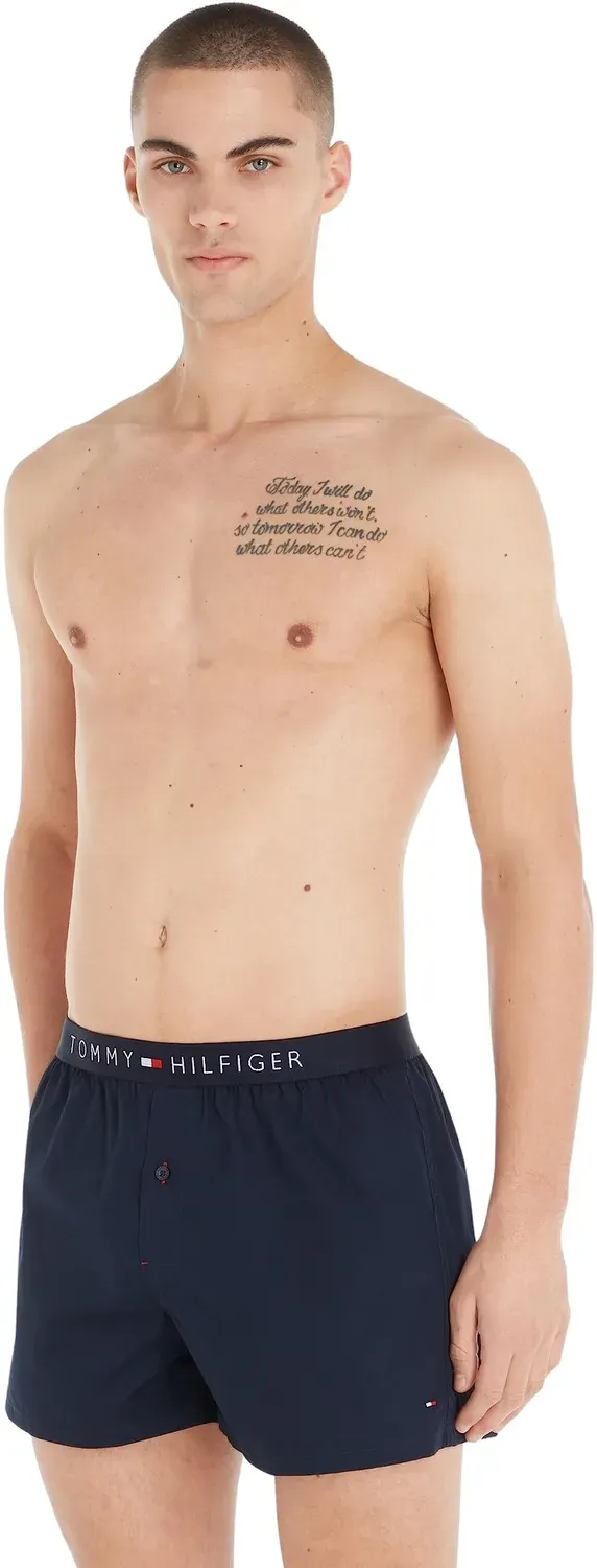 Tommy Hilfiger Boxer Uomo Cotone XL Navy Blazer Elastico Logo