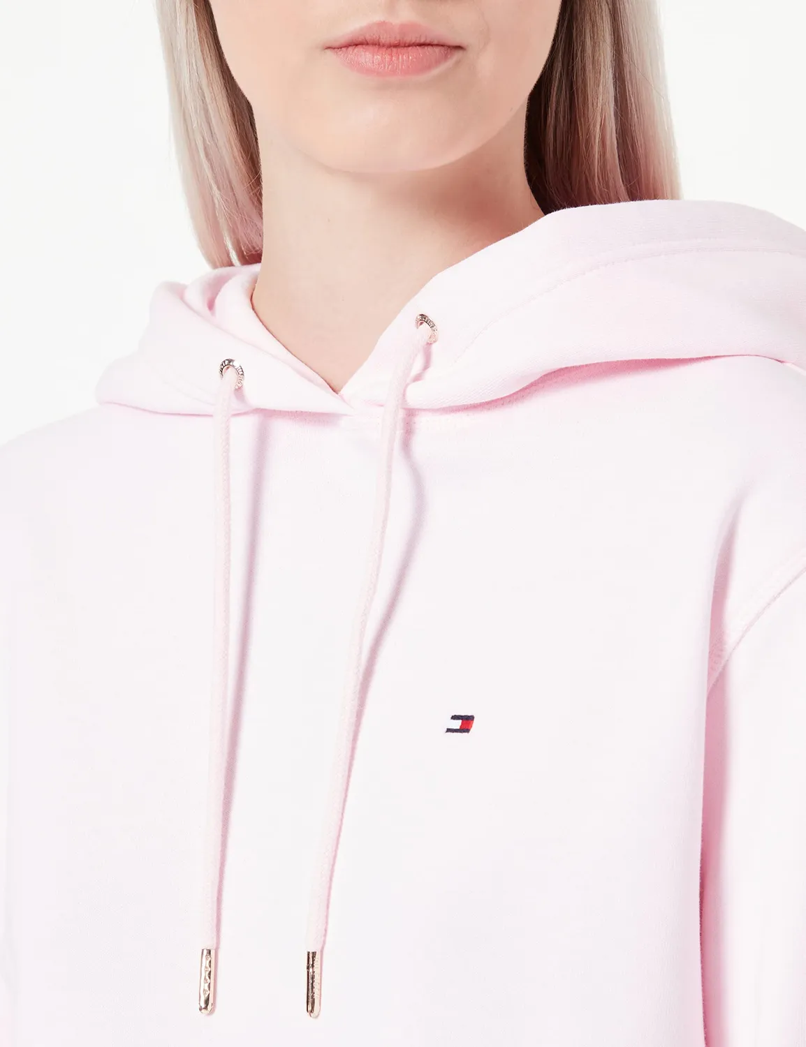 Tommy Hilfiger felpa donna con cappuccio logo