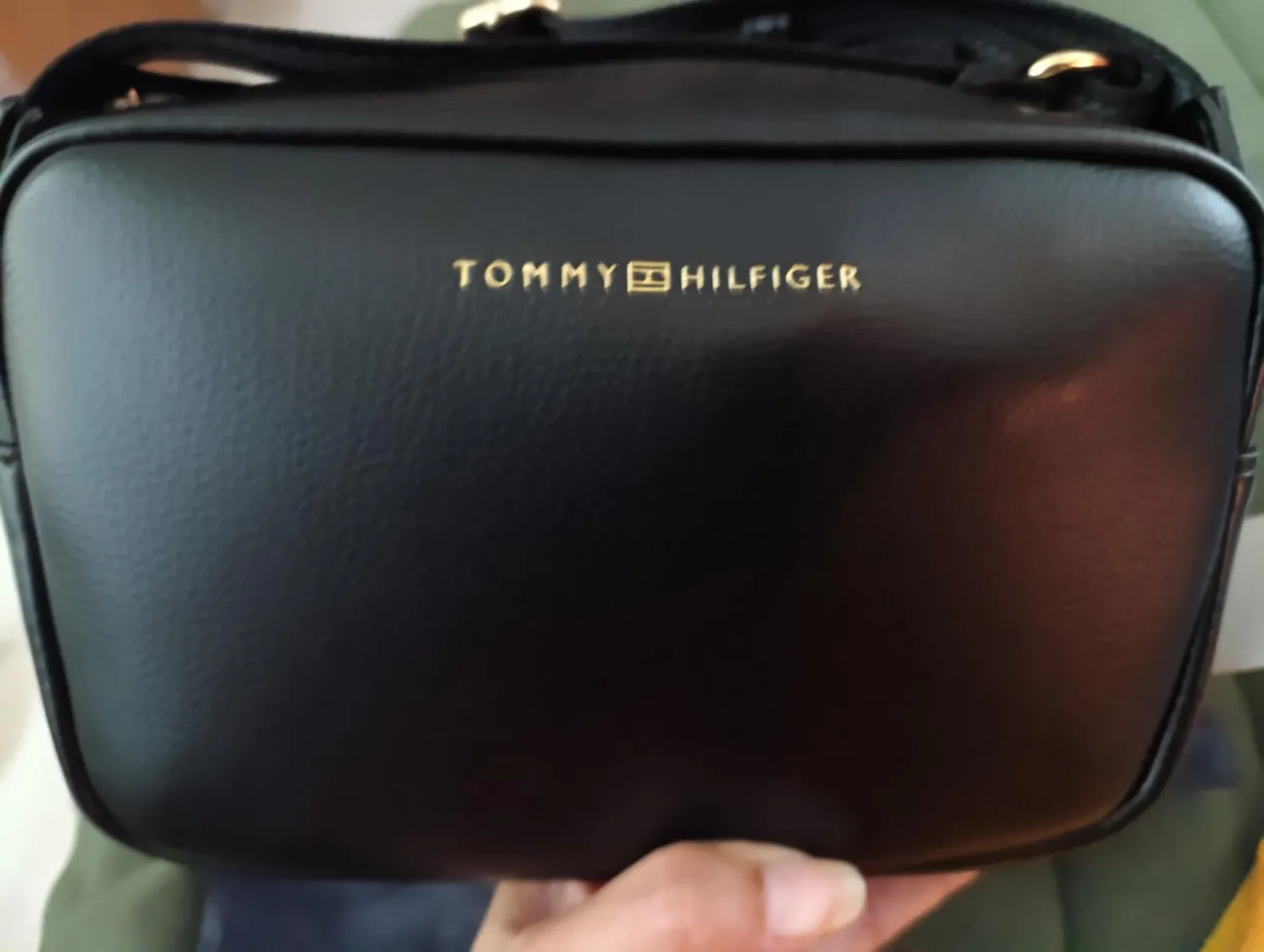 Tommy Hilfiger Borsa a Tracolla Donna Logo con Zip
