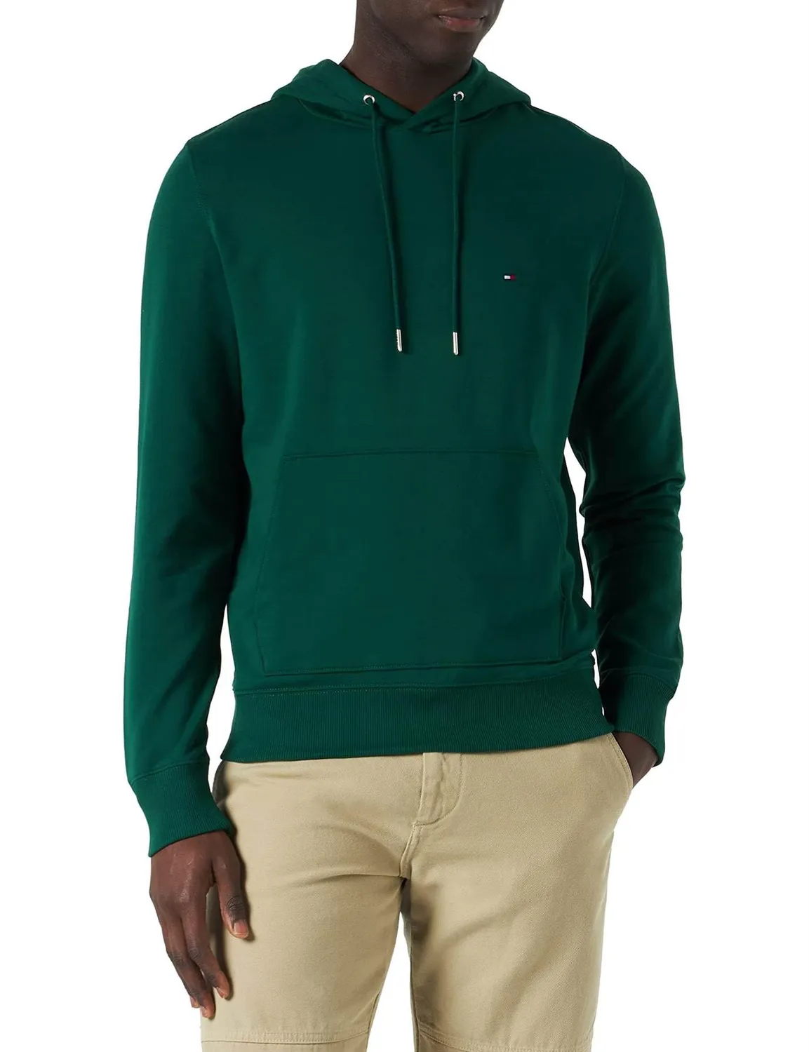 Tommy Hilfiger 1985 felpa uomo grigia con cappuccio cotone