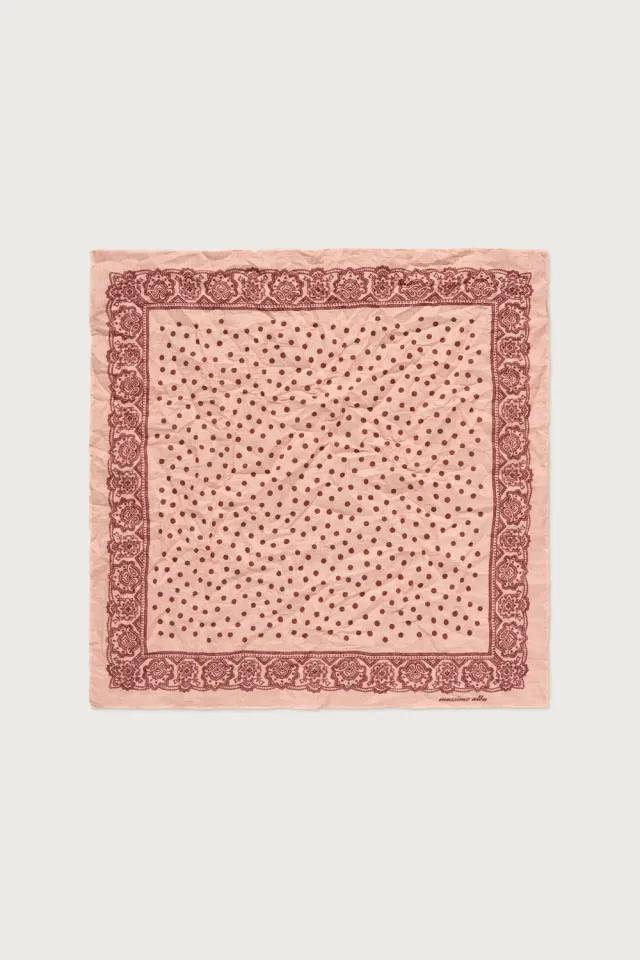 Massimo Alba Hanky1 fazzoletto cotone soft pink 45x45