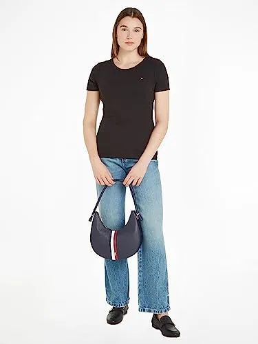 Tommy Hilfiger Emblem borsa donna space blue con zip