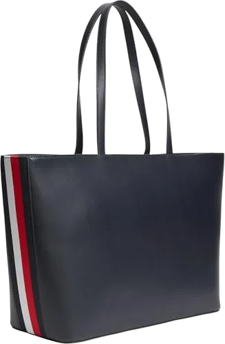 Tommy Hilfiger Tote Latam Side Logo Blu Space Blue