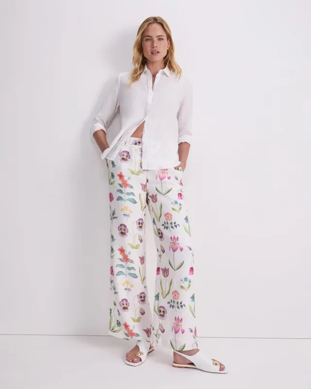 Sportscraft Floral Majesty Liberty pantalone lino