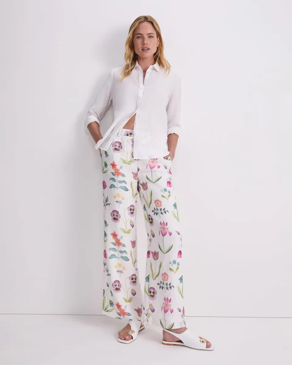 Sportscraft Floral Majesty Liberty pantalone lino