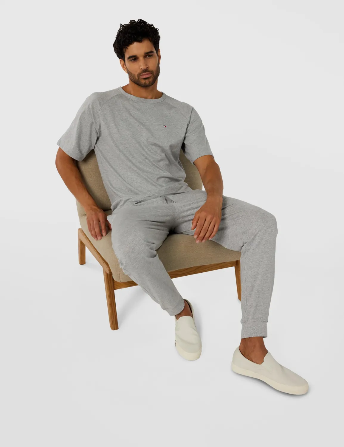 Tommy Hilfiger Pantaloni Jogging L Grigio Uomo