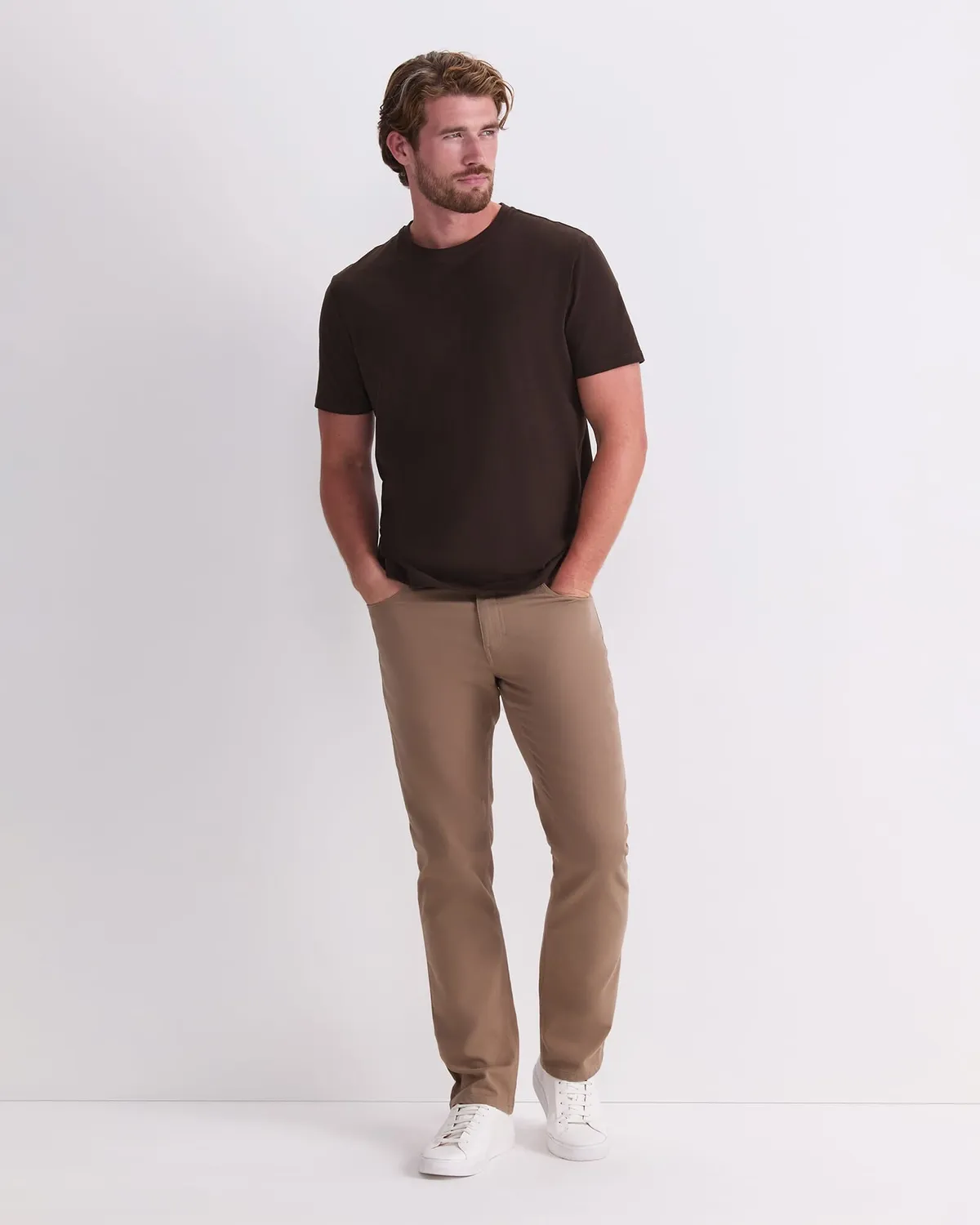 Sportscraft Bedford Jean uomo cotone elasticizzato chiaro