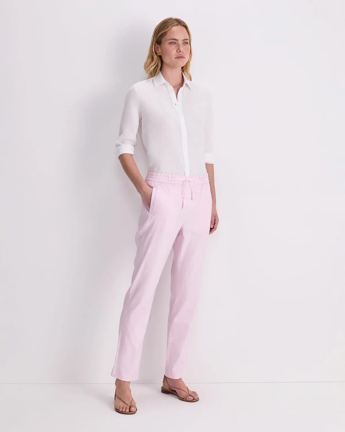 Sportscraft Rosa Linen pantalone donna lino stretch