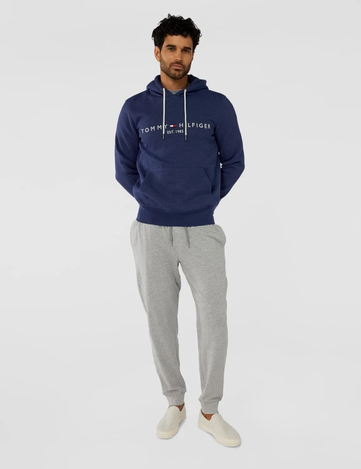 Tommy Hilfiger Pantaloni Jogging L Grigio Uomo