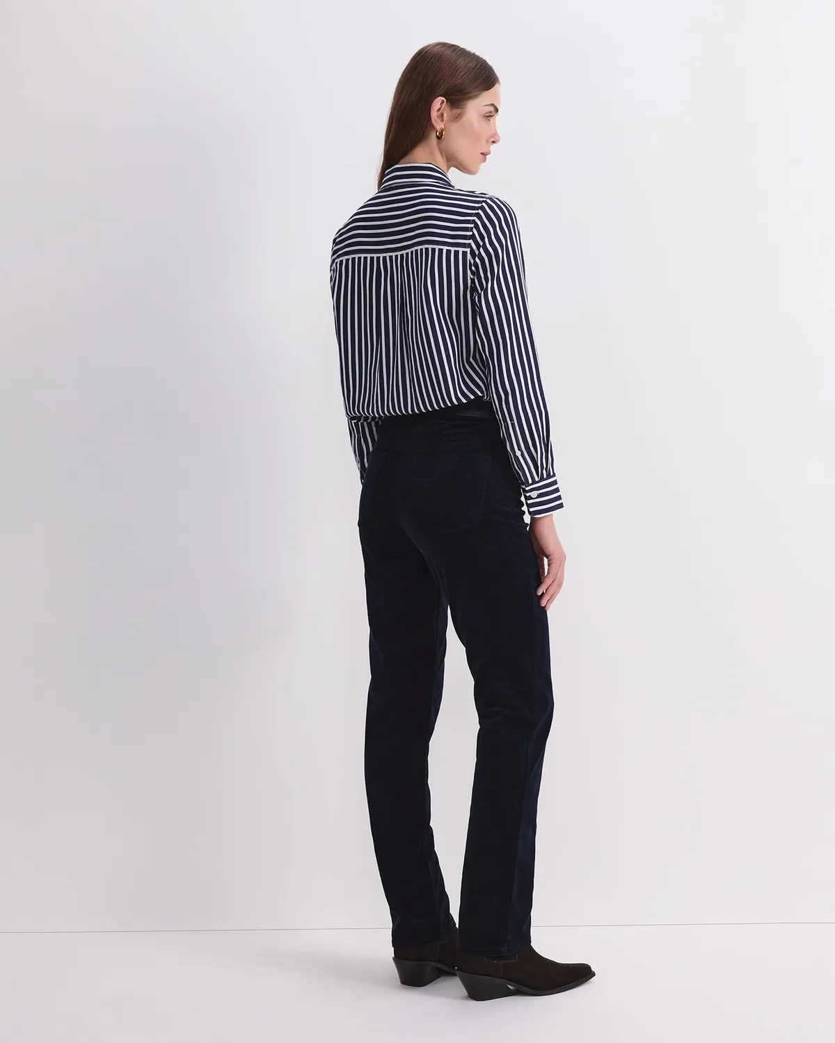 Sportscraft Cleo jeans velluto donna vita alta straight
