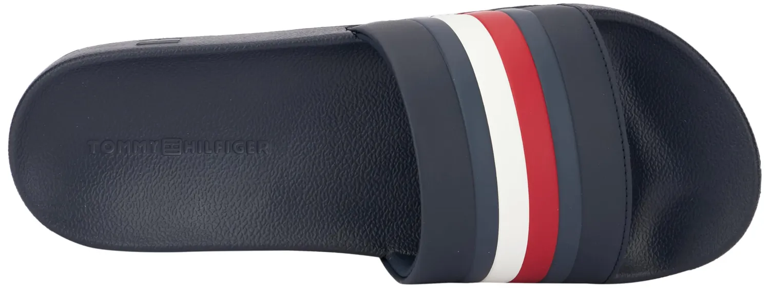 Tommy Hilfiger Pool Slide ciabatte uomo 40 nero branding