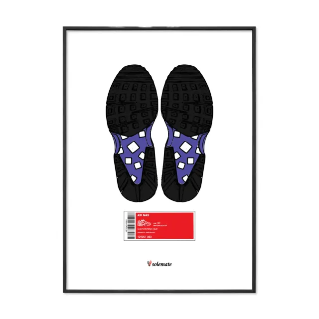 Solemate AMBW Footprints poster 25x35cm suola
