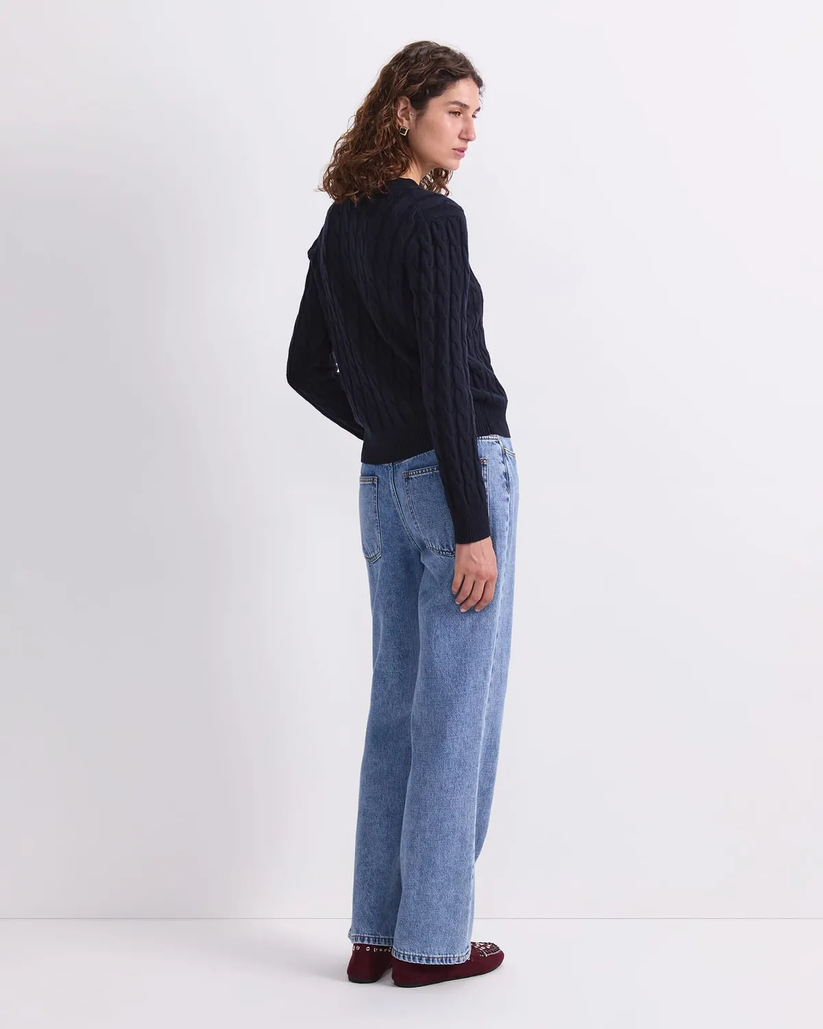 Sportscraft Merino maglione trecce lana extrafine
