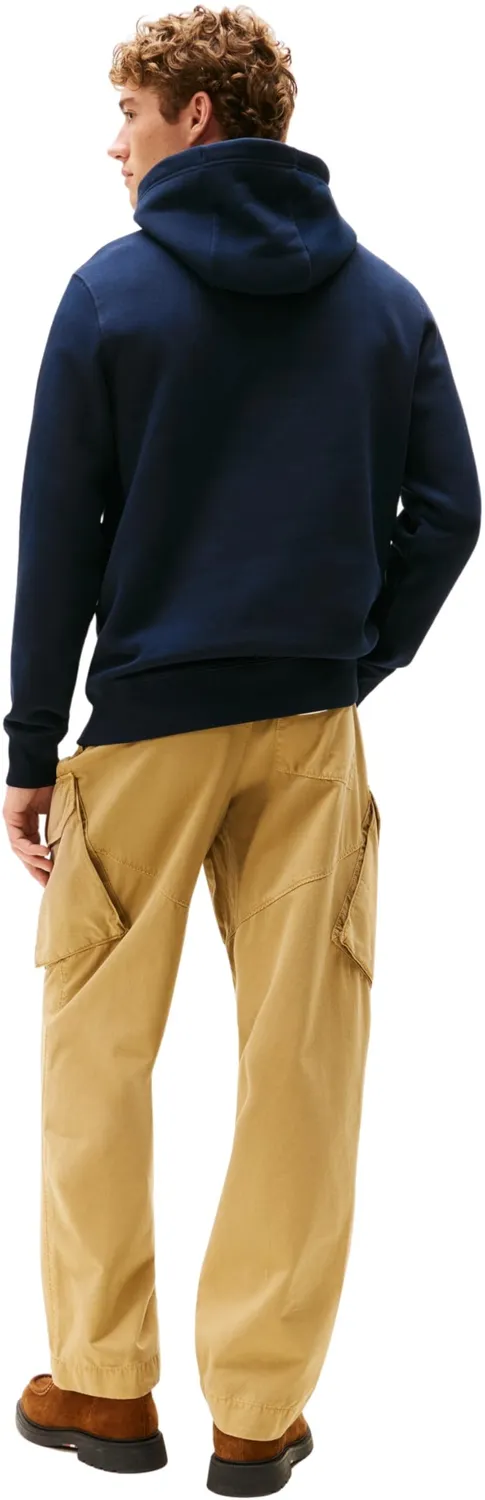 Tommy Hilfiger Oval Graphic felpa cappuccio uomo nera