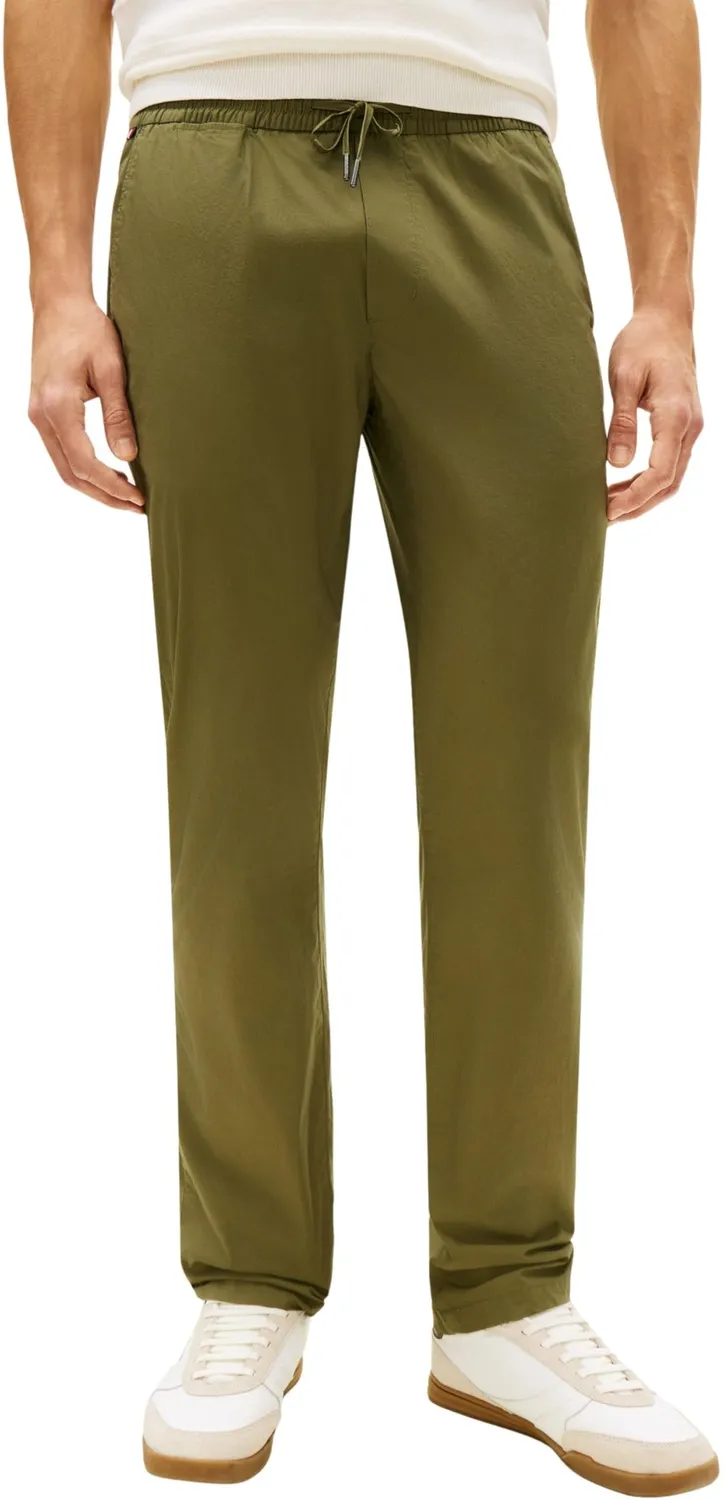 Tommy Hilfiger Denton Poplin Pantaloni Chino Uomo Blu