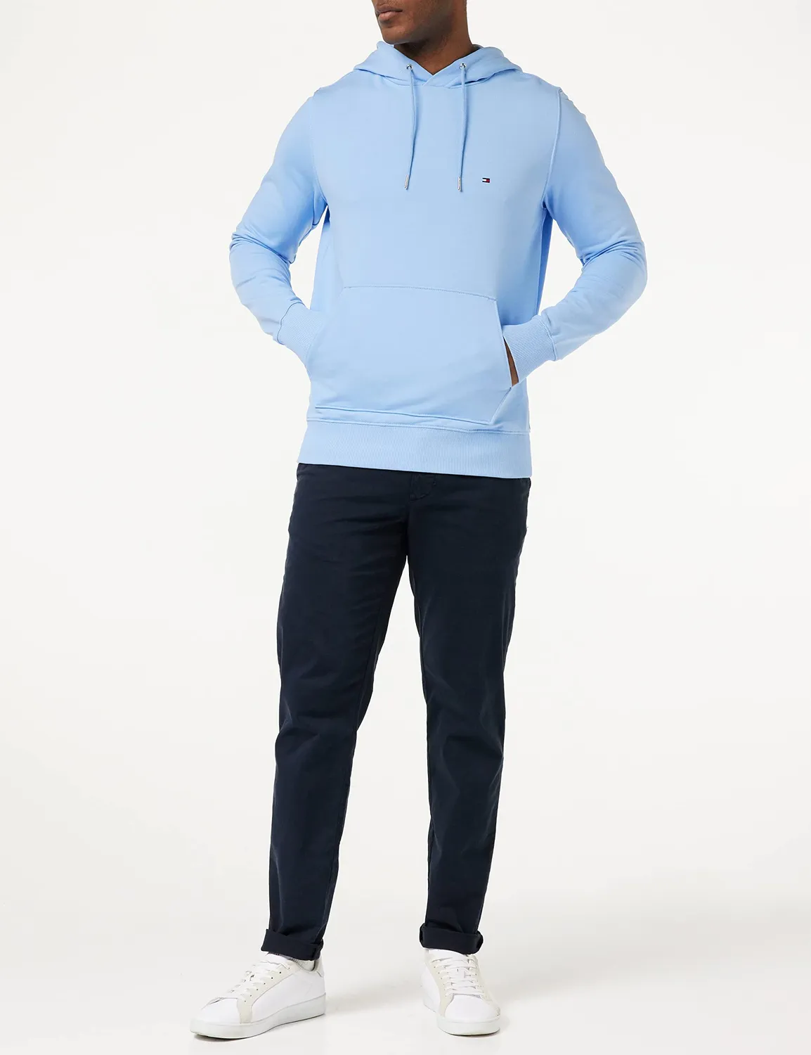 Tommy Hilfiger 1985 Felpa con Cappuccio Uomo Blu Vessel Blue