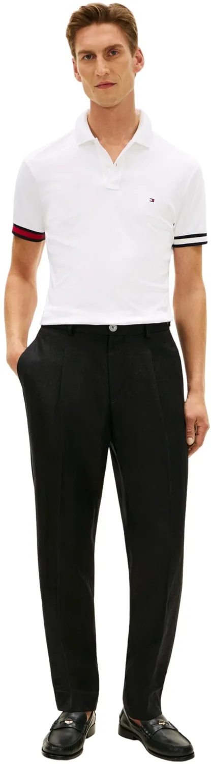 Tommy Hilfiger MW0MW42743 polo slim uomo cotone navy