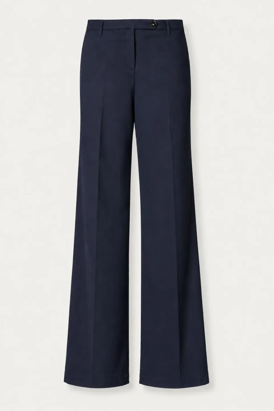 Massimo Alba Lamna pantaloni palazzo donna blu lana vergine