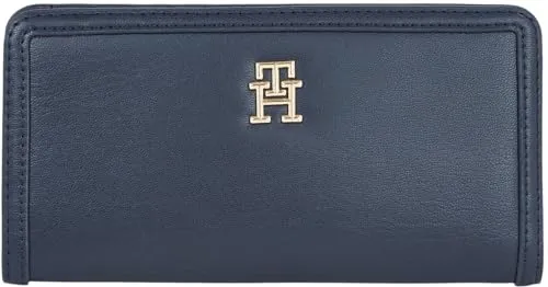Tommy Hilfiger Monotype Slim portafoglio donna Space Blue grande