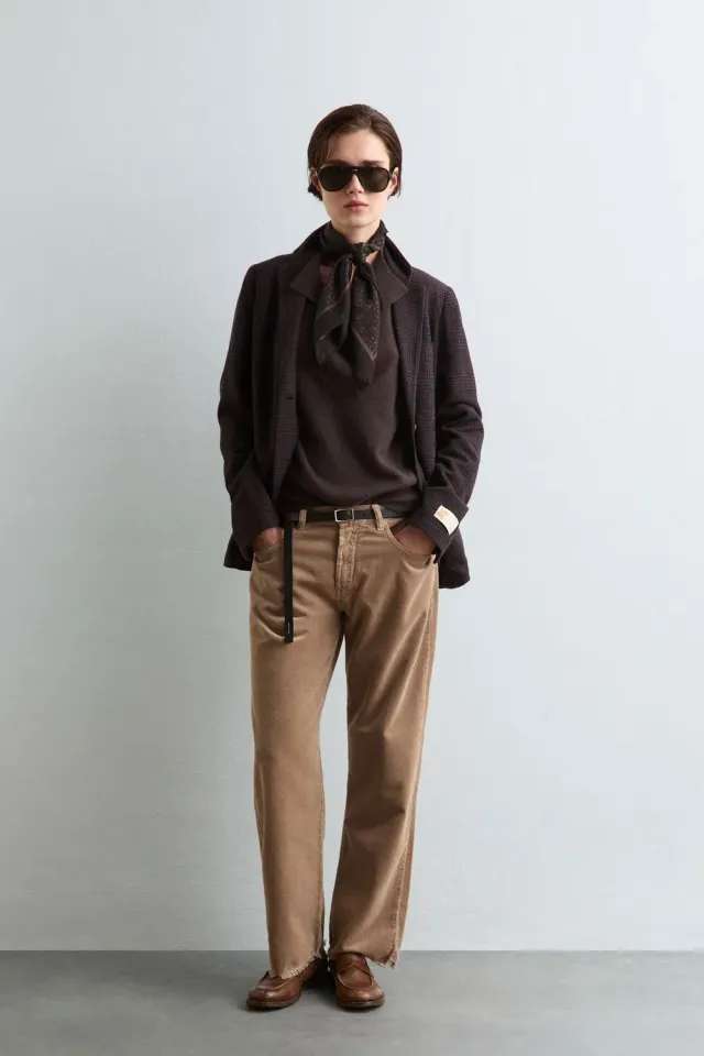 Massimo Alba Tolosa giacca donna rose brown Principe Galles