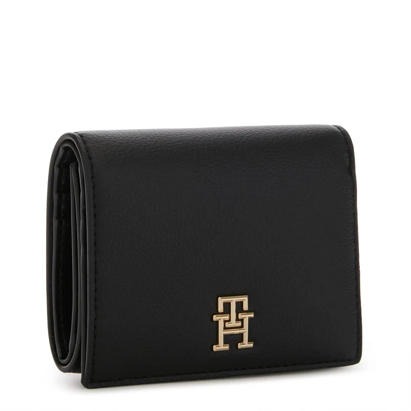 Tommy Hilfiger TH Casual Portafoglio Donna Nero 12cm