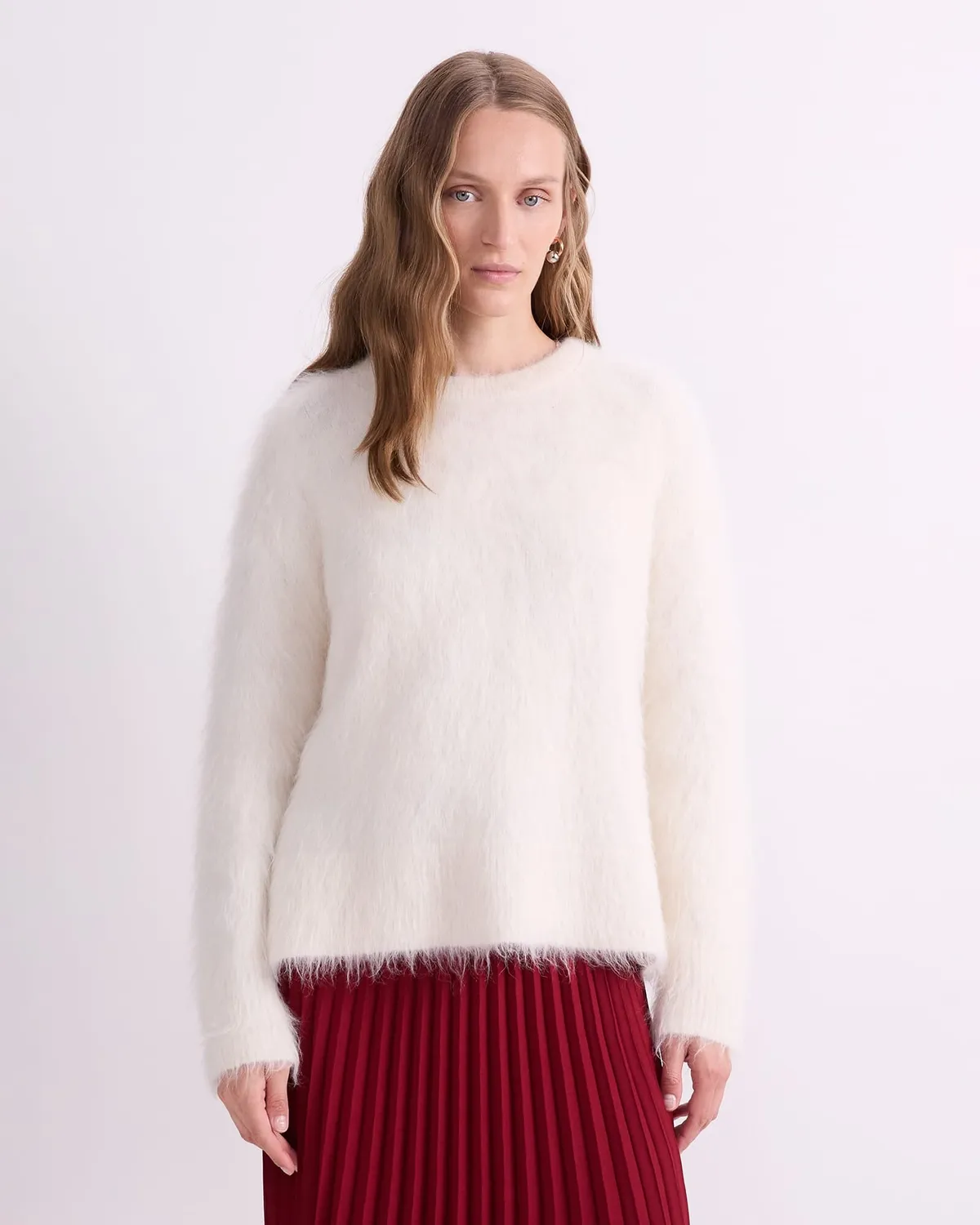 Sportscraft Alpaca Blend maglione donna girocollo