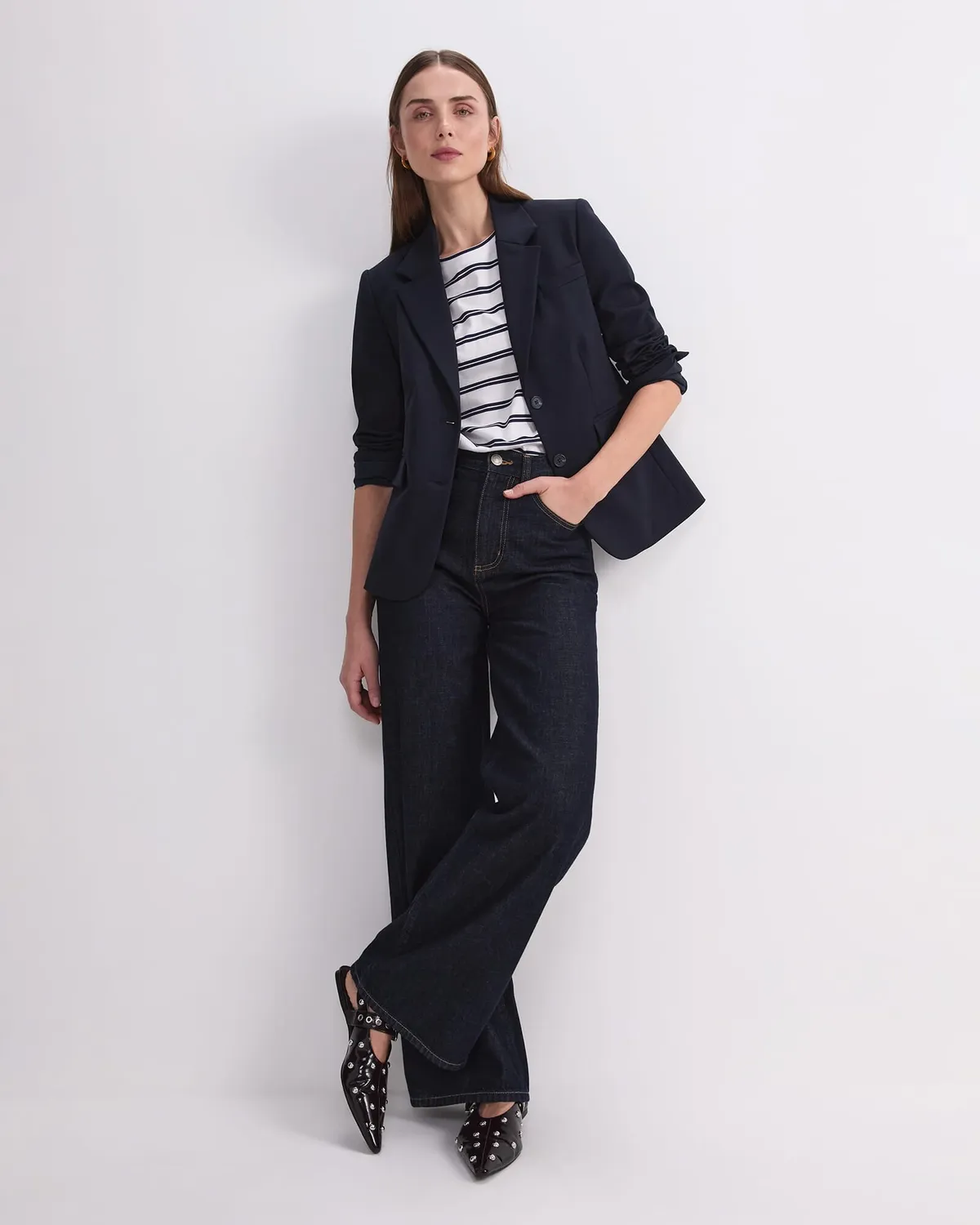 Sportscraft Yvette Blazer giacca cotone elasticizzato