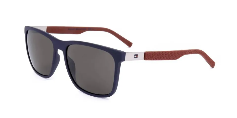 Tommy Hilfiger occhiali da sole uomo sporty scuro