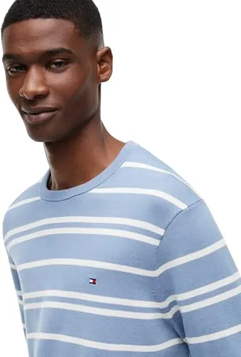 Tommy Hilfiger Essential Cotton Pullover Uomo M Bicolore