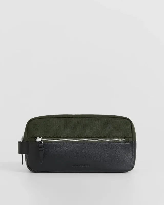 Sportscraft Howard Wash Bag beauty case pelle uomo