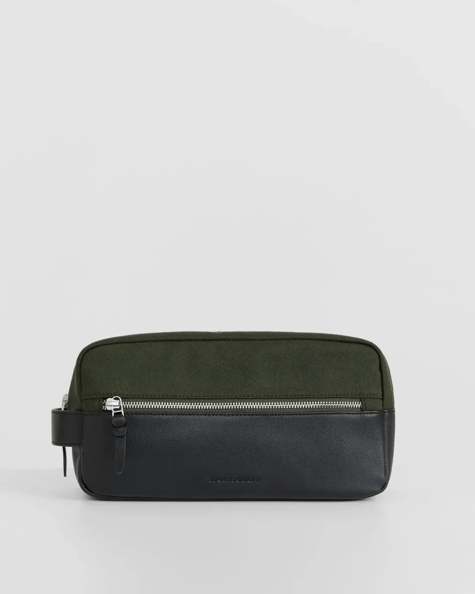 Sportscraft Howard Wash Bag beauty case pelle uomo