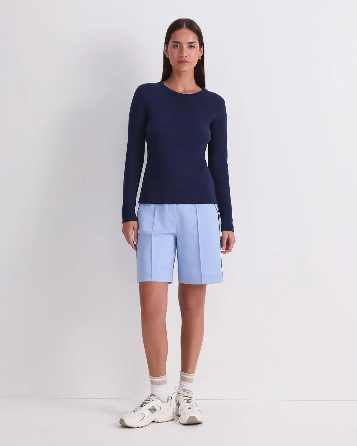 Sportscraft Heidi Long Sleeve maglia cotone melange