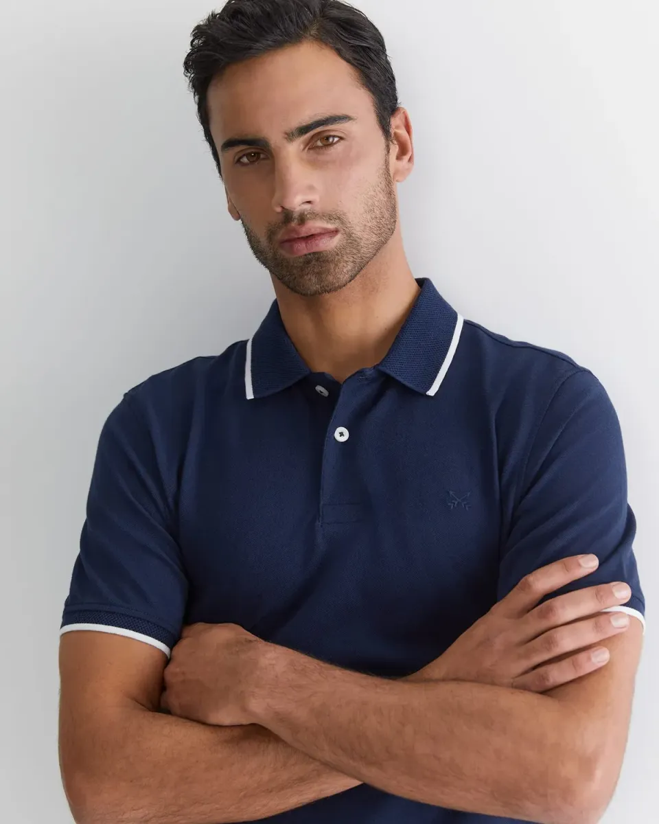 Sportscraft SC Tipped Pique 207493G1 polo uomo cotone