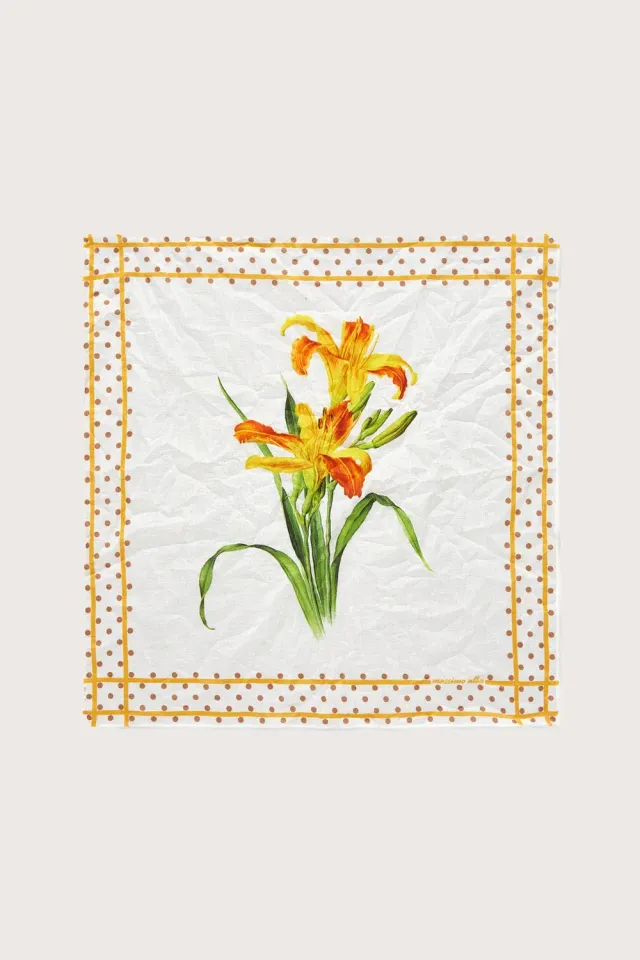 Massimo Alba Hanky1 fazzoletto cotone corteccia 45x45