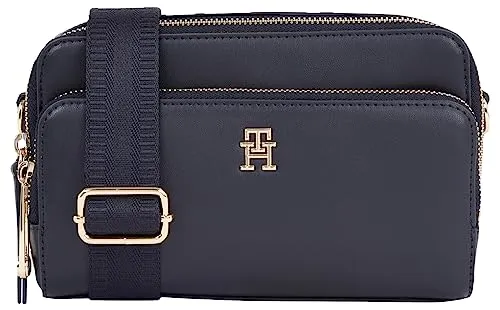 Tommy Hilfiger Iconic Camera Bag Borsa Tracolla Donna Blu