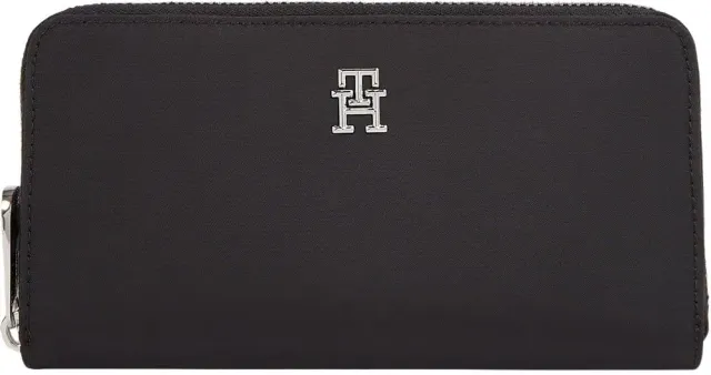 Tommy Poppy Portafoglio Donna Scomparti Carte Nero