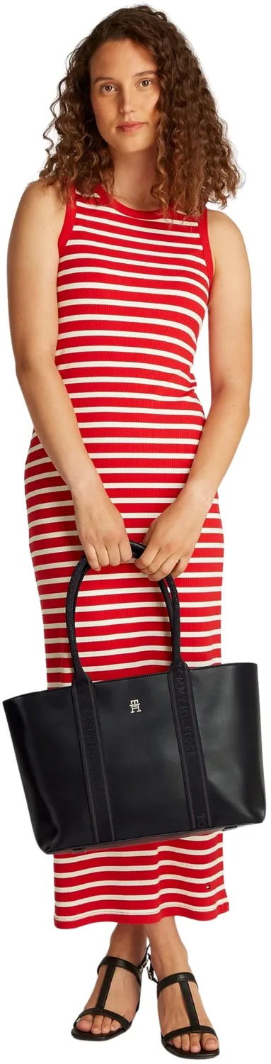 Tommy Hilfiger Logotape AW0AW17198 tote nera
