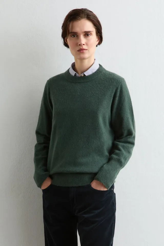 Massimo Alba Amalia maglione donna pine cashmere