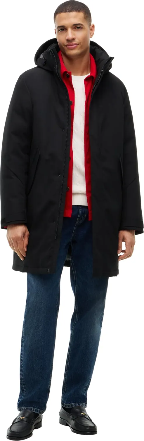 Tommy Hilfiger Tech MW0MW44989 parka uomo L imbottito nero
