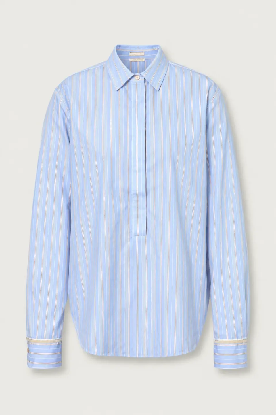 Massimo Alba Marysol blusa donna sky cotone
