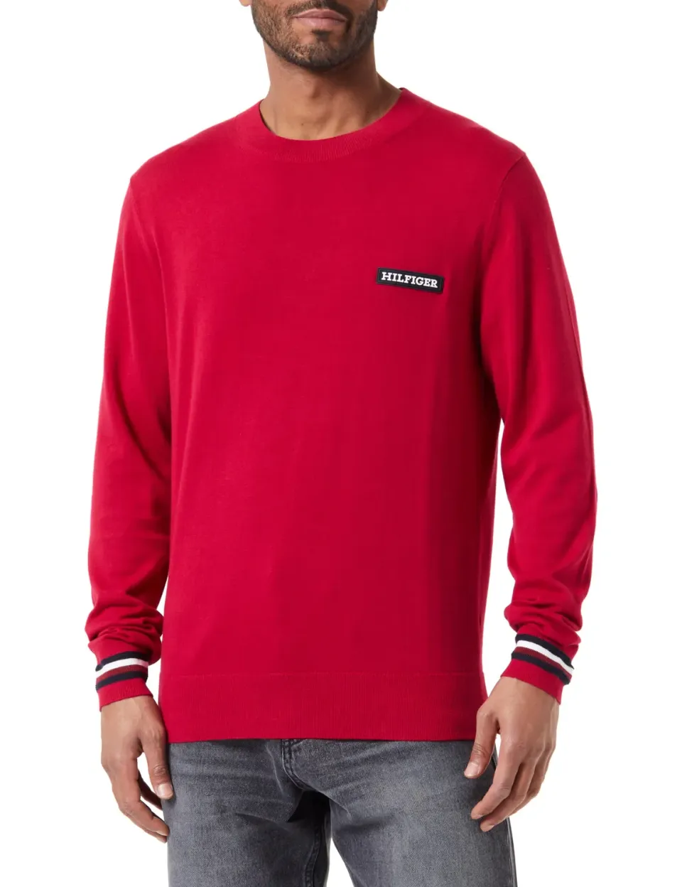 Tommy Hilfiger Global Stripe Crew MW0MW33502 Maglione Uomo