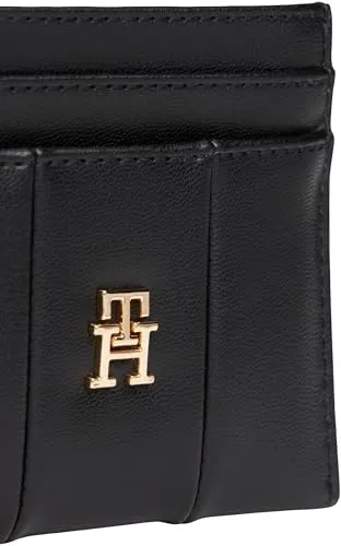 Tommy Hilfiger Icon Holder Quilted portacarte nero trapuntato
