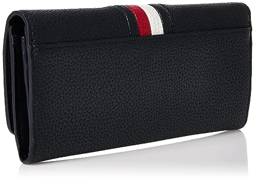 Tommy Hilfiger TH Emblem Large Flap portafoglio donna pelle