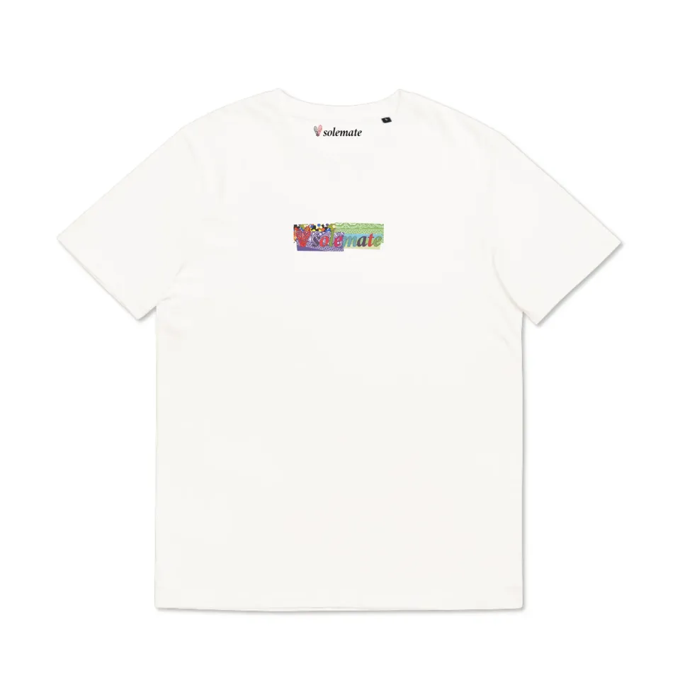 Solemate Box Logo Far Out t-shirt panna cotone bio