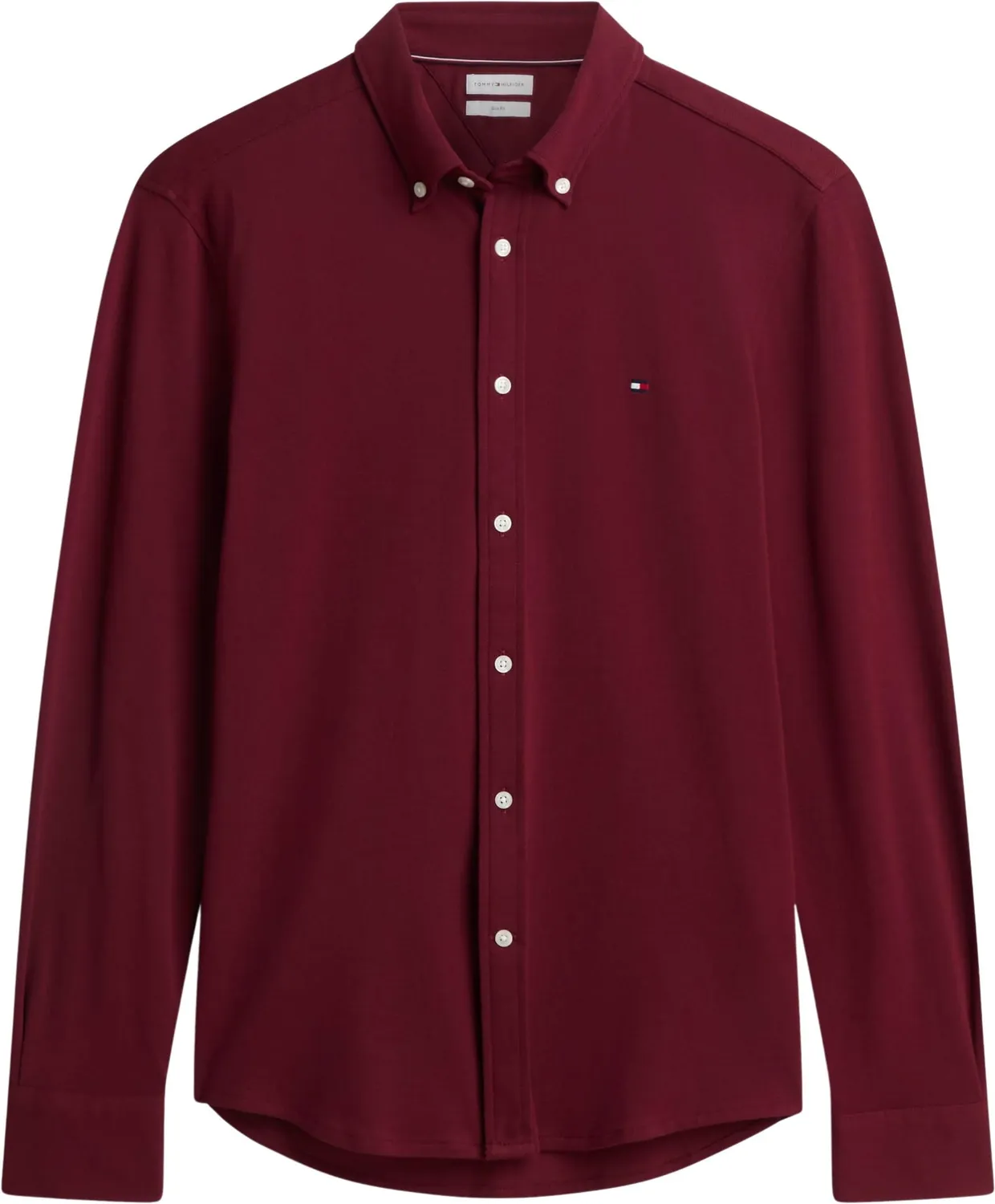 Tommy Hilfiger Knitted MW0MW44587 camicia uomo maglia blu