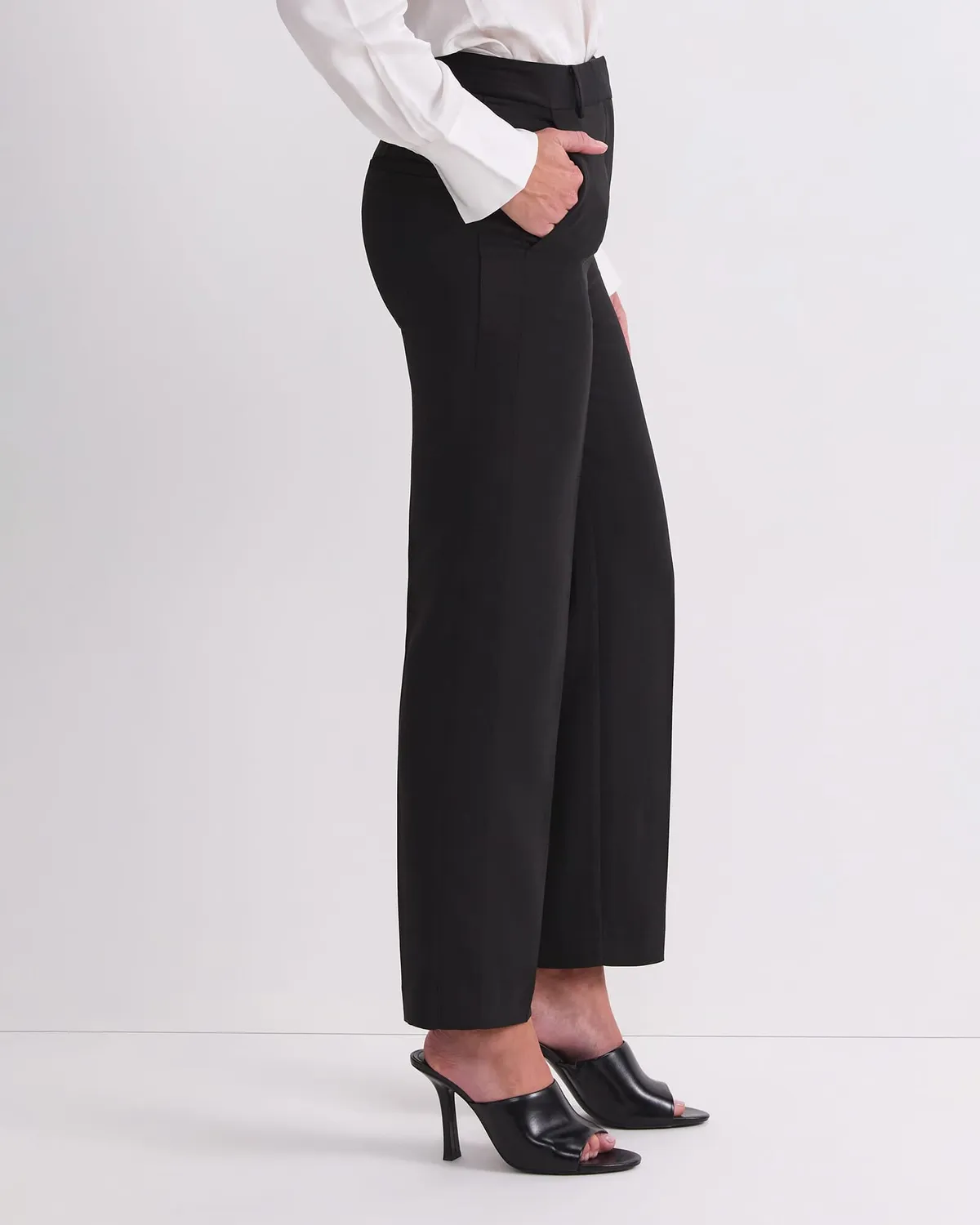Sportscraft Angie Slim pantaloni donna vita alta crepe