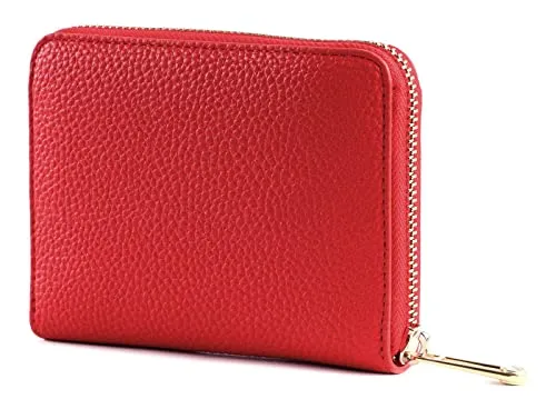 Tommy Hilfiger TH Emblem Medium portafoglio donna rosso